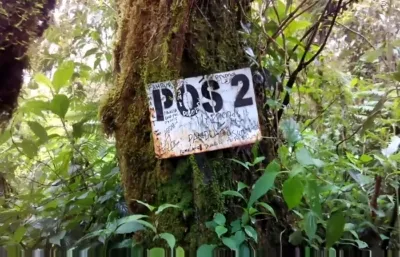 Pos 2 Pondok Walang, salah satu titik istirahat awal di jalur pendakian Gunung Slamet.