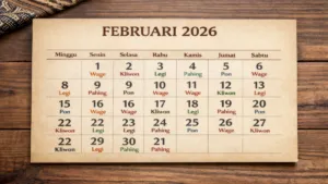 Ilustrasi Kalender Jawa