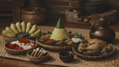 Ubo rampe atau sesajen dalam tradisi Jawa