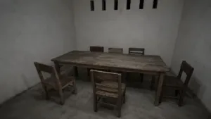Salah satu sudut ruang kelas di eks SMPN 3 Blitar yang kini tampak kusam dan tak berpenghuni.