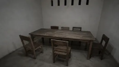 Salah satu sudut ruang kelas di eks SMPN 3 Blitar yang kini tampak kusam dan tak berpenghuni.