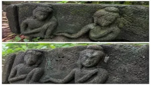 Relief batu diduga peninggalan candi kuno ditemukan di hutan jati Ngawi. Struktur dan ukiran mengarah pada jejak peradaban Hindu abad ke-10.