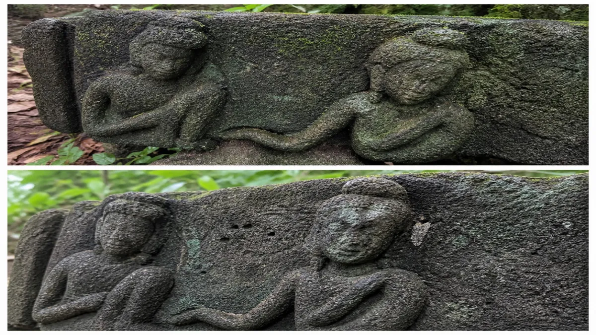 Relief batu diduga peninggalan candi kuno ditemukan di hutan jati Ngawi. Struktur dan ukiran mengarah pada jejak peradaban Hindu abad ke-10.