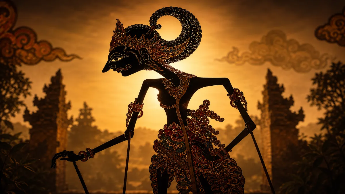 Ilustrasi filosofi weton Jawa yang menggambarkan keterkaitan manusia dengan unsur alam.